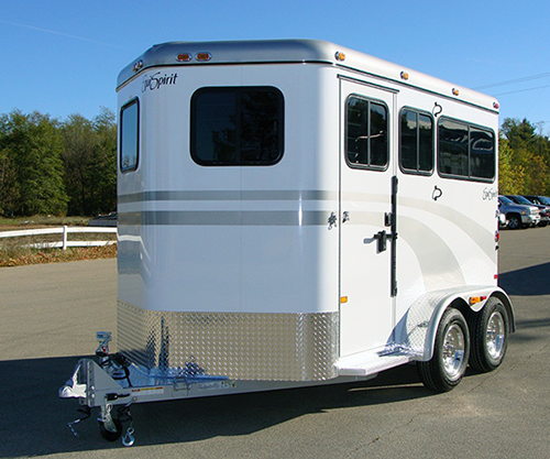 Two Horse Bumper Pull Horse Trailer