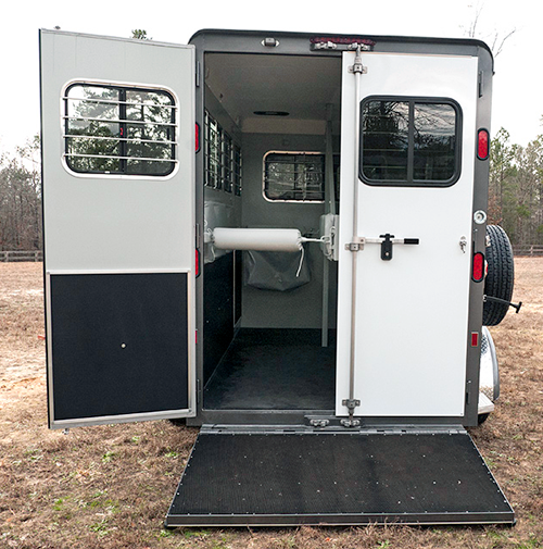Full doors with Ramp open