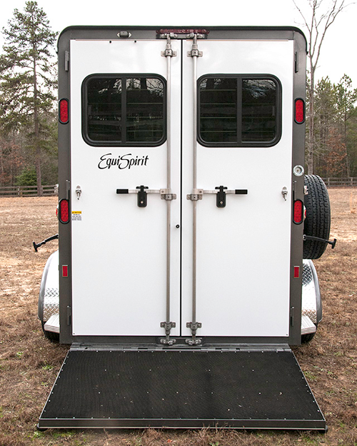 2 Horse Trailer - Full Doors with Ramp Down